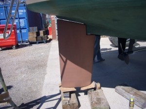 45. Re-sheathed rudder 2016 